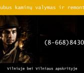 SKUBUS KAMINŲ VALYMAS, VILNIUS-0