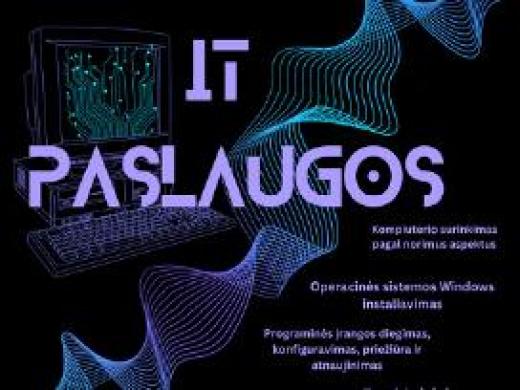 Greitas kompiuterio paruošimas veikimui simbolinėmis kainomis.-0