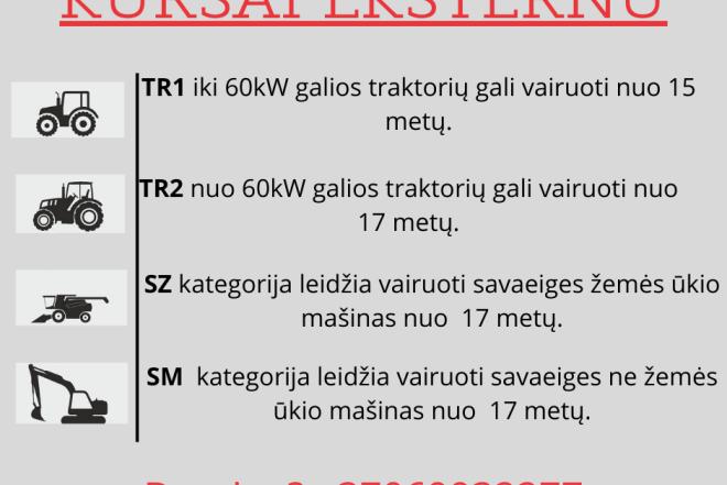 Traktorininkų kursai eksternu❗-0
