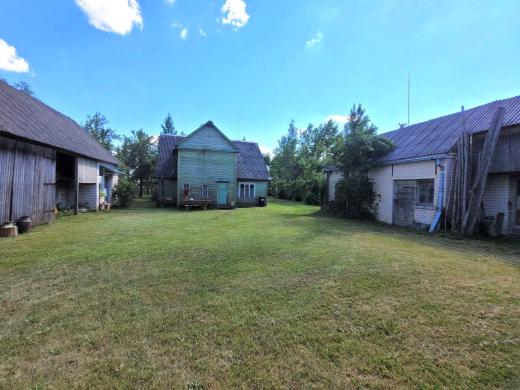 Šakių r. sav., Griškabūdžio sen., Patamošupių k. 3 Tvarkinga sodyba - vienkiemis, šalia patašinės tvenkinys ~ 500 m-1