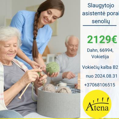 SLAUGYTOJO ASISTENTĖ PORAI SENOLIŲ, VOKIETIJA-0