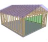 42m2 Garažas 1408 Eur + PVM. Supjautas Karkasas-0