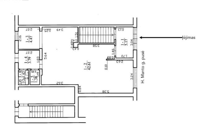Parduodamos 203 kv.m., patalpos H.Manto g. Patalpos per 2 aukštus-0