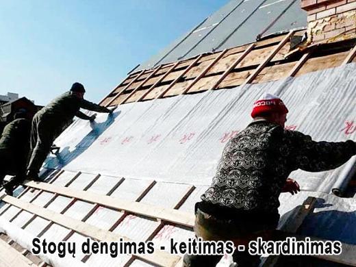 Reikalingas stogdengys ir pagalbinis darbuotojas Vilniuje-1