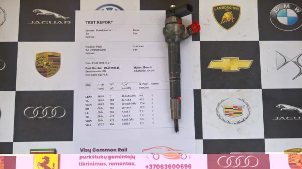 Kuro purkštukas Audi-A1. 0445110646-0