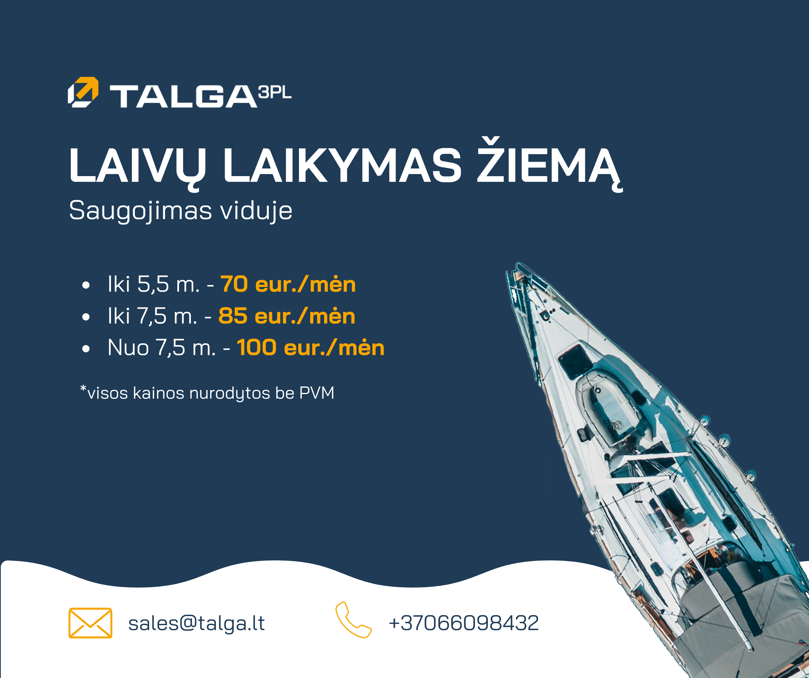 Laivų ir katerių saugojimas žiemą-0