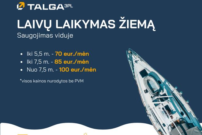 Laivų ir katerių saugojimas žiemą-0