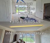 Apdailos darbai, Glaistymas, Dažymas-0