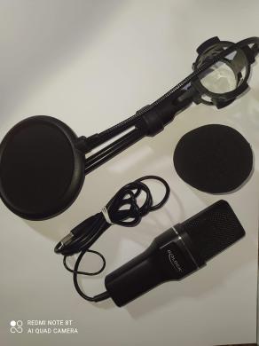 Mikrafonas USB Condenser su stovu 1.5m-3