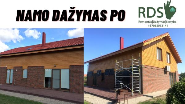 Pastatų lauko, vidaus dažymo, plovimo darbai-4