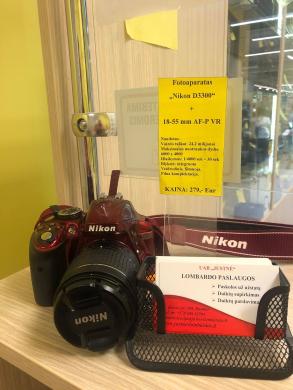 Fotoaparatas „Nikon D3300“ +18-55 mm AF-P VR-4