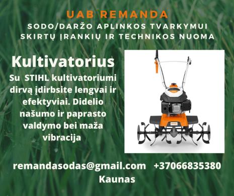 Sodo/daržo aplinkos tvarkymui skirtų įrankių ir mechanizmų nuoma-2
