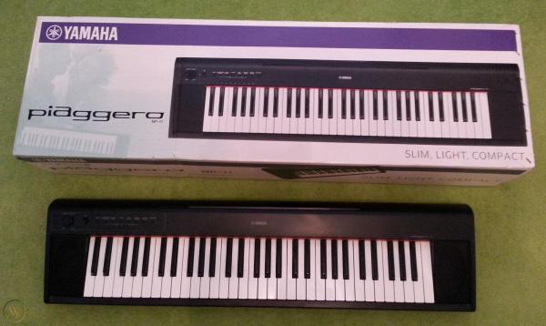 Mazai naudotas YAMAHA NP-11 klavisinis instrumentas. Pilna komplektacija.-4