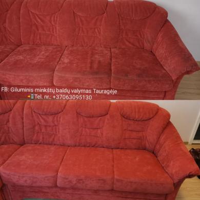 +37063095130 Giluminis minkštų baldų valymas Tauragėje-3