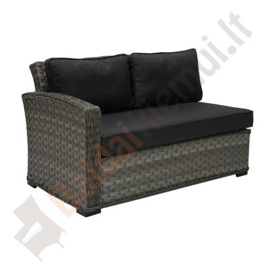 Lauko baldų komplektas GENE su minkšta dalimi, kampinė sofa ir stalas-4