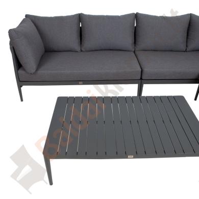 Lauko sofos komplektas BREMEN: stalas ir kampinė sofa-3