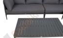Lauko sofos komplektas BREMEN: stalas ir kampinė sofa-3