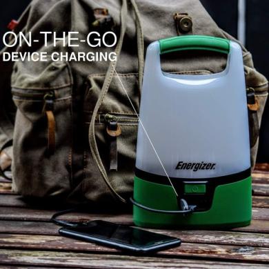 Energizer įkraunama stovyklautojo lempa 1000lm USB ŽALIA-4