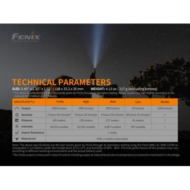 Fenix PD40R V2.0 žibintuvėlis-4