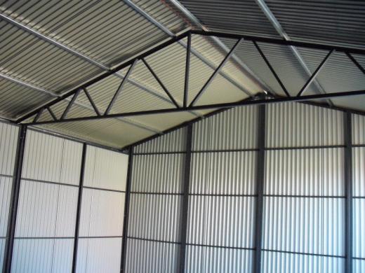Angaras 9m x 6,50m, įvažiavimo aukštis 3m.-4