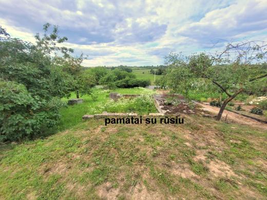 Parduodamas sodo sklypas su pamatais ir rūsiu-2