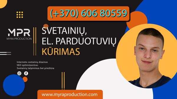 E-SHOPŲ/PARDUOTUVIŲ KŪRIMAS, KAUNAS/VILNIUS- Lietuva-2
