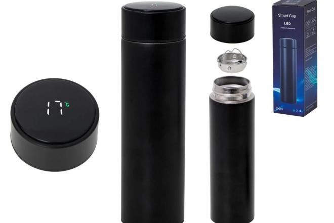 Termo puodelis Smart-LED, 500 ml-0