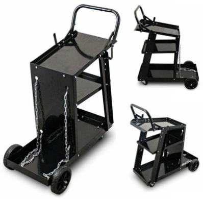 Vežimėlis suvirinimo aparatui ir balionui GEKO, G80089-2