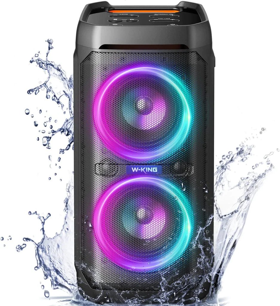W-king nešiojamos Bluetooth kolonėlės-0