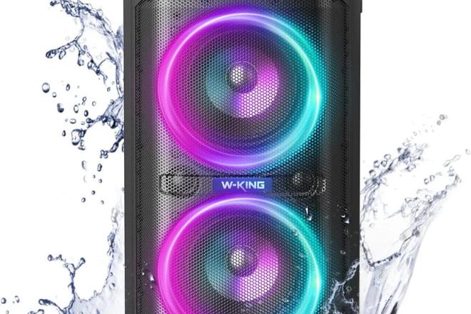W-king nešiojamos Bluetooth kolonėlės-0