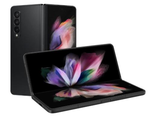 Samsung Electronics Galaxy Z Fold 3 5G“ gamykloje atrakintas „Android“ mobilusis telefonas JAV versijos išmanusis telefonas planšetinis kompiuteris „2-in-1“ sulankstomas dvigubas ekranas po ekranu, kamera 256 GB saugykla, fantominė juoda-2