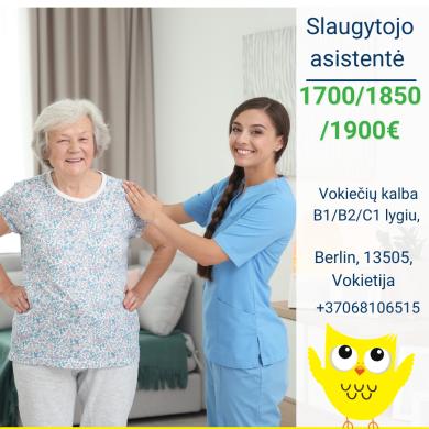 IEŠKOMA SLAUGYTOJO ASISTENTĖ VOKIETIJOJE-0