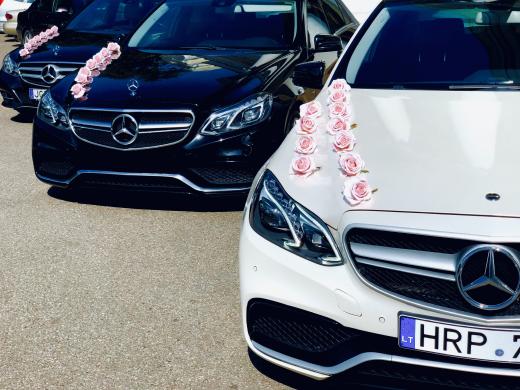 Prabangių Mercedes Benz automobilių nuoma su vairuotoju, vestuvėms, vestuvių šventei, keleivių transportavimui ir kt.-4
