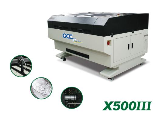 PJOVIMO IR GRAVIRAVIMO LAZERIS GCC X500III, 130W NAUJA LEMPA-7