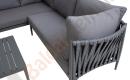 Lauko sofos komplektas BREMEN: stalas ir kampinė sofa-4