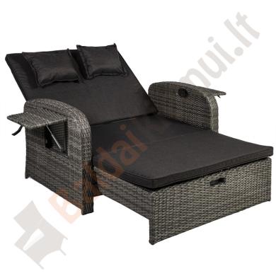 Lauko sofa COLO su reguliuojamu atlošu ir kojų atrama-5