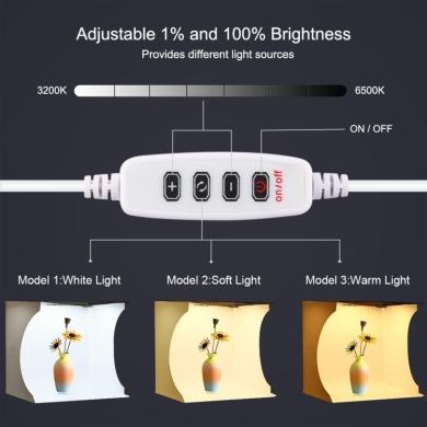 PULUZ FOTOSTUDIJA LED 30CM PU5030-4