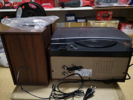 Retro plokštelių grotuvas su Dab+, Fm, Usb, Sd-4