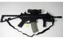 Pasunkintas Airsoft automatas G36 su reguliuojama optika ir prožektoriumi-3
