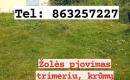 Žolės šienavimas Vilniuje ir aplinkui-1