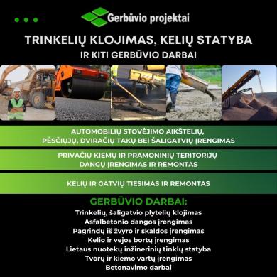 IEŠKOMI TRINKELIŲ KLOJĖJAI Vilniuje, Kaune ir Kauno rajone/ТРЕБУЮТСЯ КЛАДЧИКИ ТРОТУАРНОЙ ПЛИТКИ-2