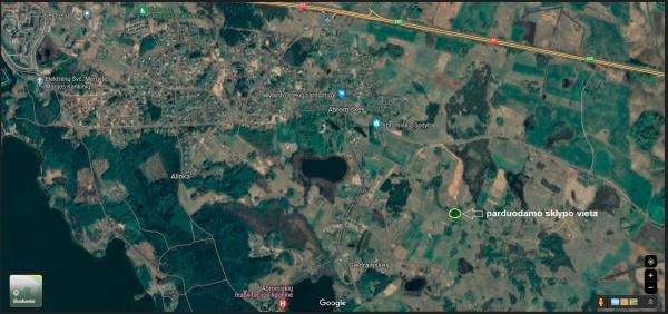 PARDUODAMAS 1,54 HA ŽEMĖS SKLYPAS, ELEKTRĖNŲ SAV. ABROMIŠKĖSE, SANATORIJOS G.-2