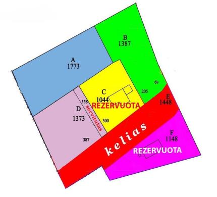 Parduodami penki NAMŲ VALDOS sklypai Vilniaus r., Akalotės k.-1