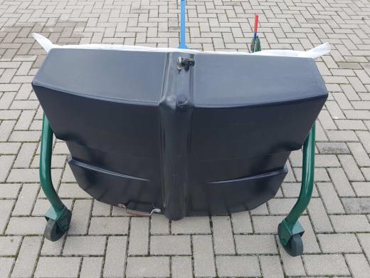 Pro lapų šluota ir rinktuvas prie traktoriuko-6