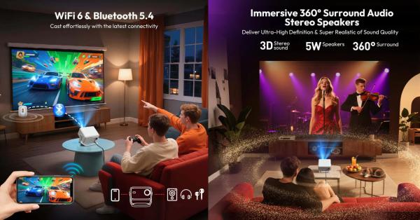 XGODY N6 PRO 4K TV-PROJEKTORIUS+VIRŠ 2000 GOOGLE TV KANALŲ NEMOKAMAI!-6