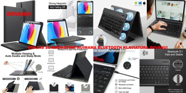 NAUJAUSI! 4K ULTRA TABLET PC PLANŠETINIAI KOMPIUTERIAI+DĖKLAS DOVANŲ!-5