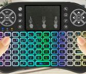 MINI KLAVIATŪRA SU RGB APŠVIETIMU+JUTIKLINIU KILIMĖLIU+PELĖ.-0