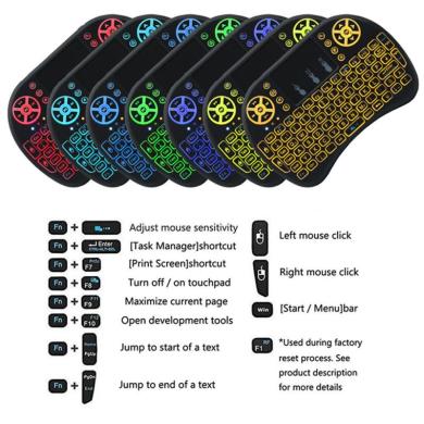 MINI KLAVIATŪRA SU RGB APŠVIETIMU+JUTIKLINIU KILIMĖLIU+PELĖ.-4