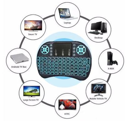 MINI KLAVIATŪRA SU RGB APŠVIETIMU+JUTIKLINIU KILIMĖLIU+PELĖ.-6