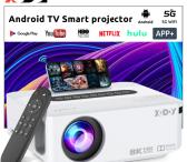 XGODY X1 8K TV-PROJEKTORIUS+VIRŠ 2000 GOOGLE TV KANALŲ NEMOKAMAI!-0